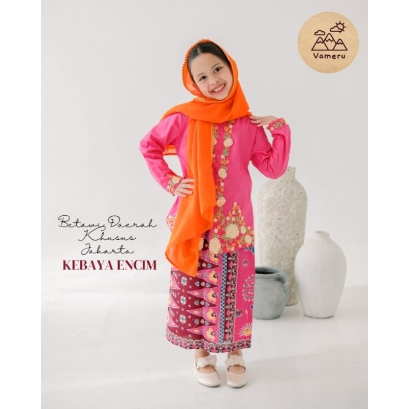 VAMERU - KEBAYA ENCIM BORDIR BETAWI ANAK