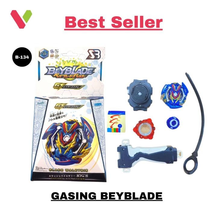 VIRAL -[ Toy Kid's ] Mainan Anak Gasing Beyblade Sparking Launcher Set (BB864) - B-134
