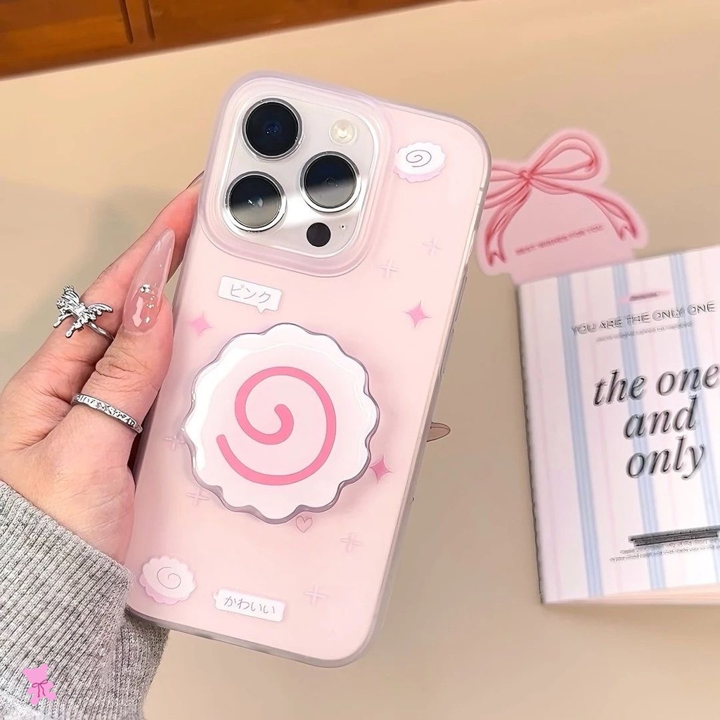 [CASECUDDLES] Narutomaki Case with Popsocket - Food Case untuk iPhone 12 - 16 Plus Pro Max