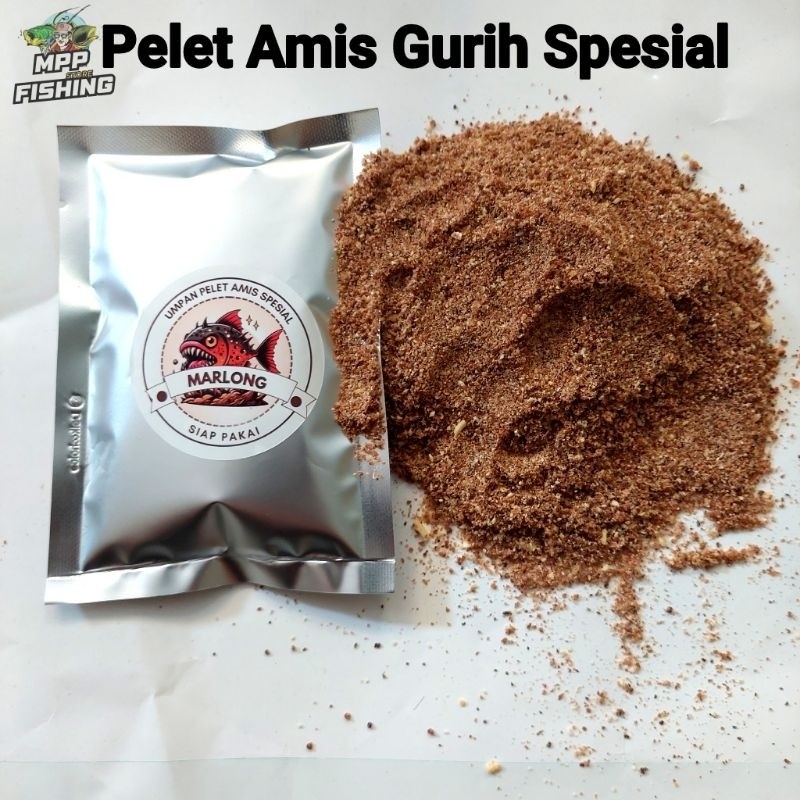 TERLARIS Umpan Pancing Pelet Amis Gurih Spesial MarLong 50Gr