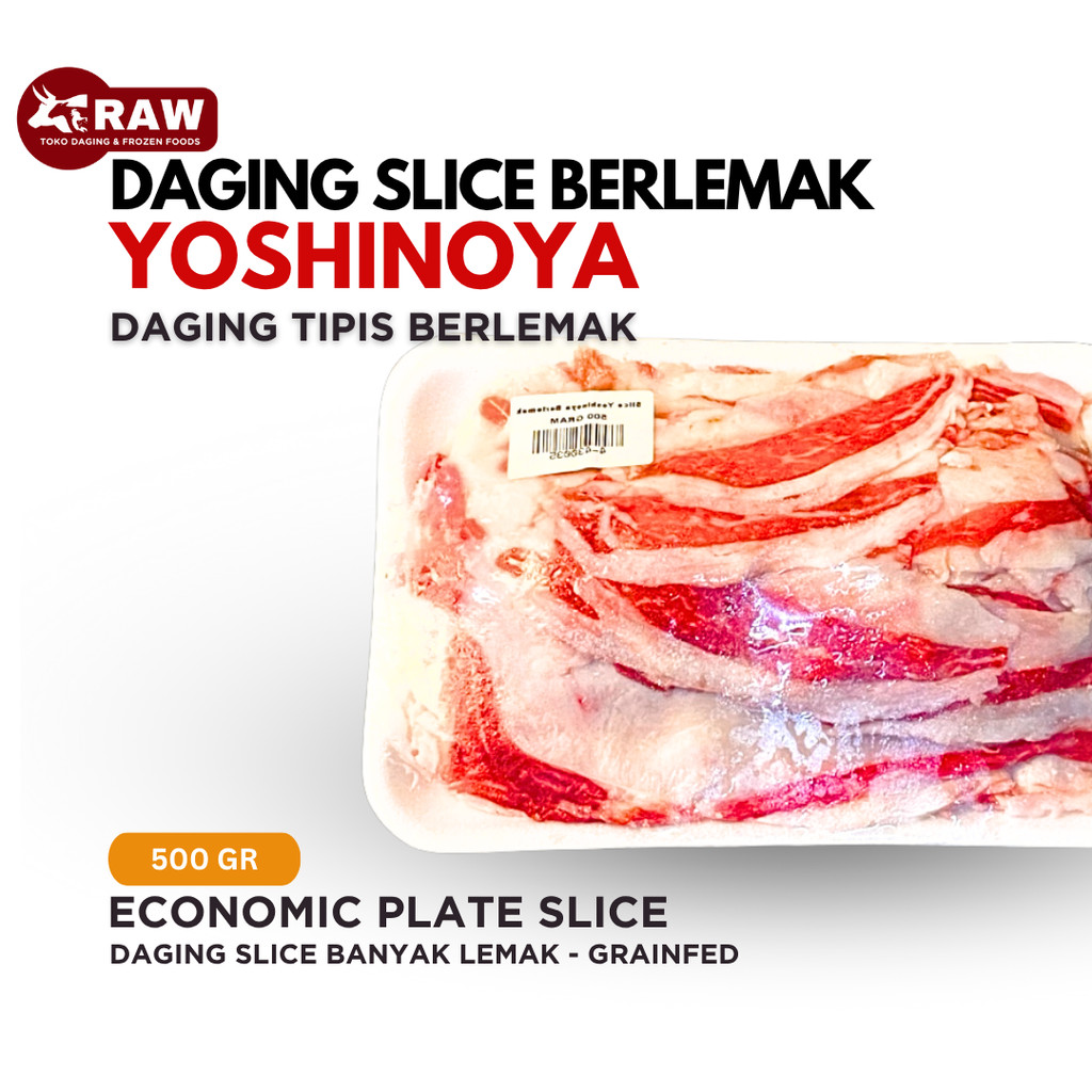 RAW - DAGING SLICE YOSHINOYA | SLICE DAGING BERLEMAK