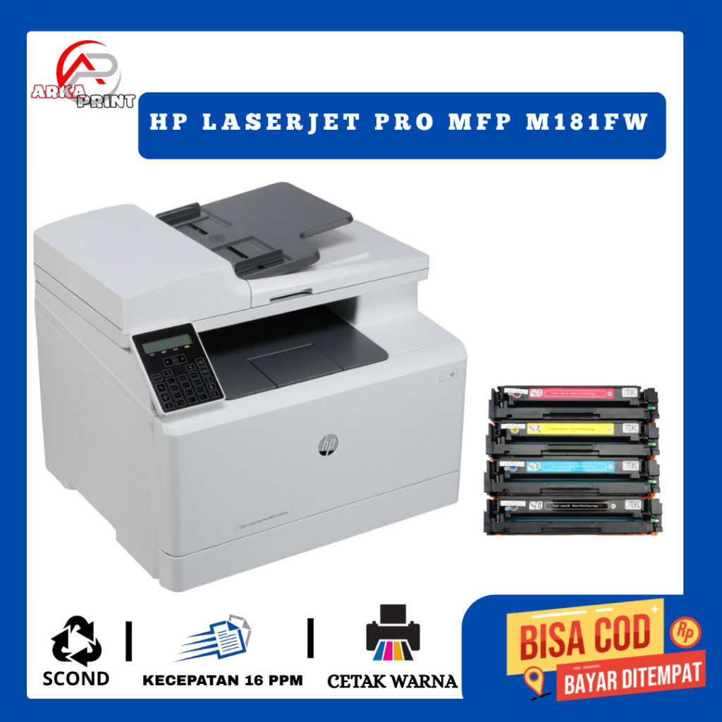 Printer Hp Color Laserjet Pro mfp m181fw (Scond)