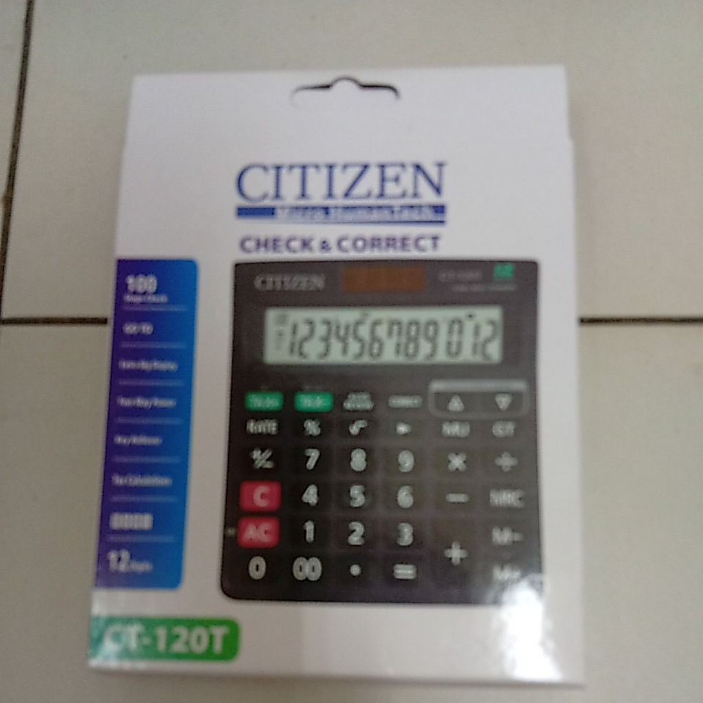 CITIZEN CT 120 ~Kalkulator / Calculator CT120T