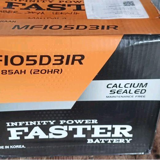 AKI BATERAI KERING FASTER 105D31R/N70Z/NX120-7 PANTHER CAPTIVA GENSET GARANSI 1 TAHUN