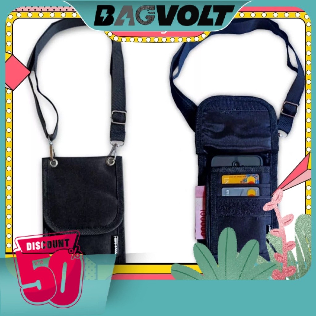 Tas Sako Kanvas Denim Tas Wallet Tas Hp/Tas Leher Id Card
