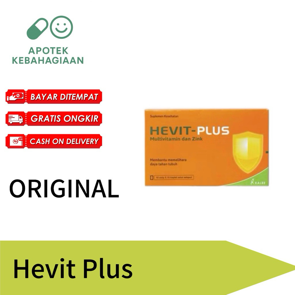 Hevit Plus Isi 10 Tablet Vitamin Suplemen