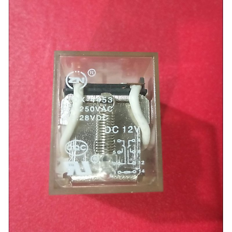 RELAY MERK ZN 12 VOLT 8 PIN KAKI