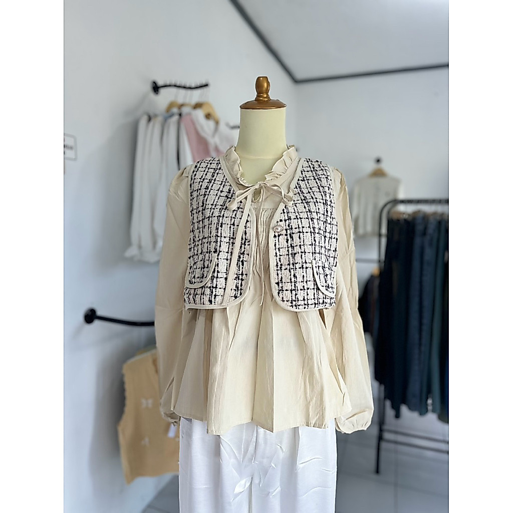 BLOUSE VEST ROMPI IMPORT