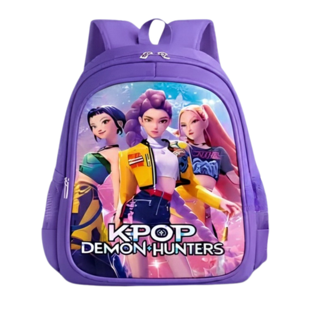 Tas Sekolah Anak PAUD TK Kpop Demon Hunter 31x25x15 cm Ringan Nyaman