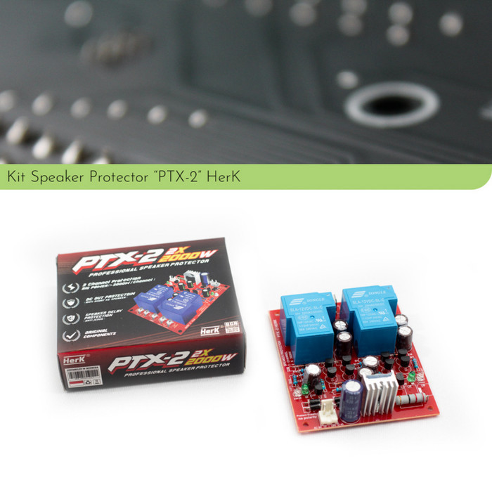 PTX 2 PTX-2 Speaker Protector Protektor 2x2000 2 x 2000 watt HerK kit