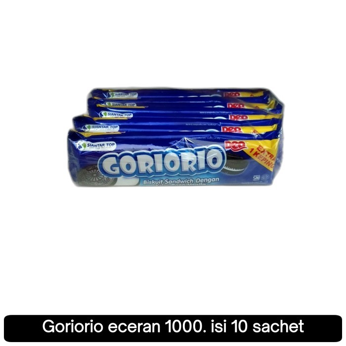 goriorio biskuit cream eceran 1000 | gorio isi 10 bks