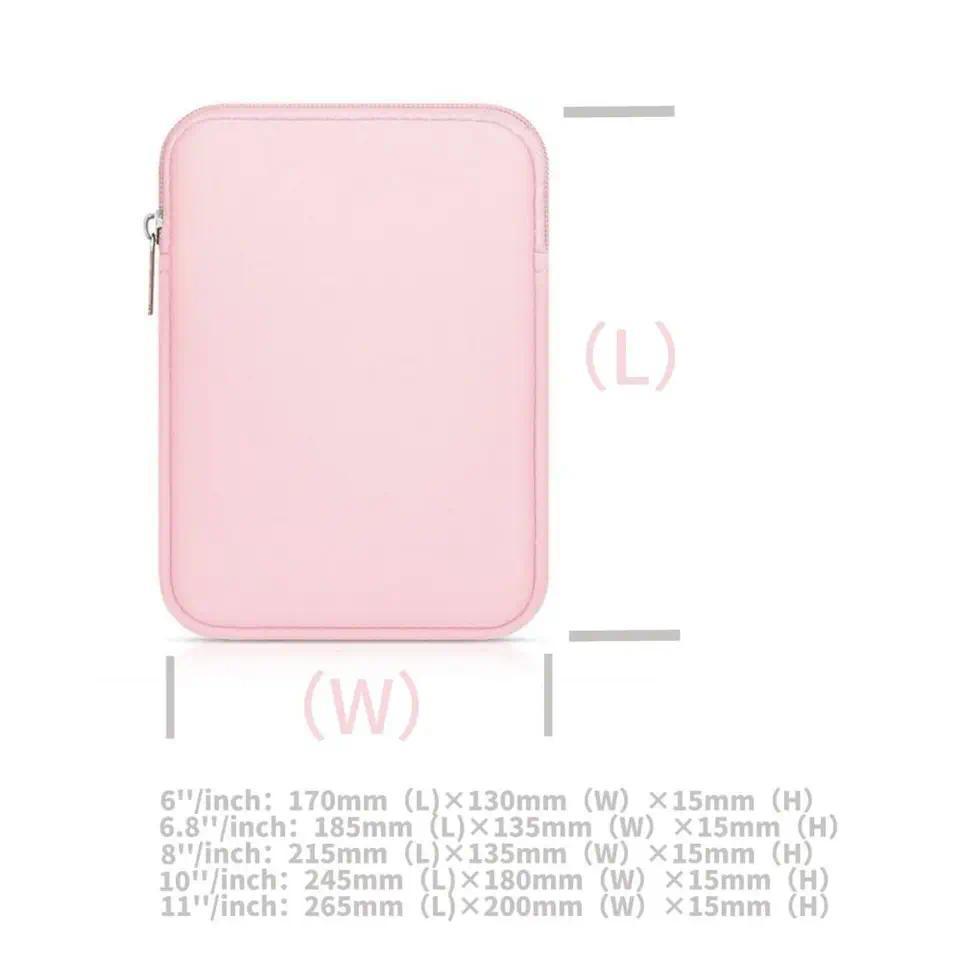 6 6.8 7 10 11 inch E-Reader Sleeve Lightweight Colorful Carrying Case Universal for Kindle Paperwhit