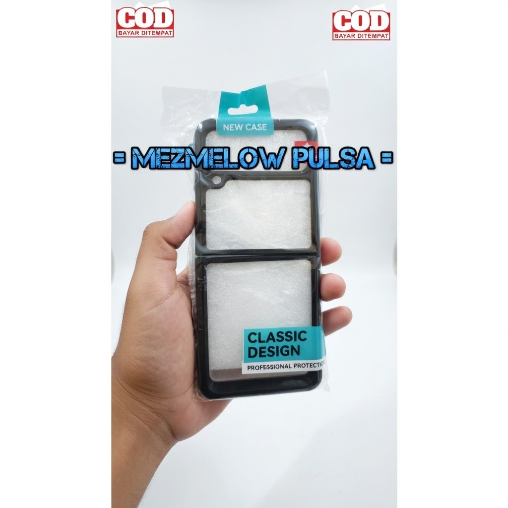 Casing Caseng Hard Case Transparant Acrylic Case Samsung Z Flip 3 5G