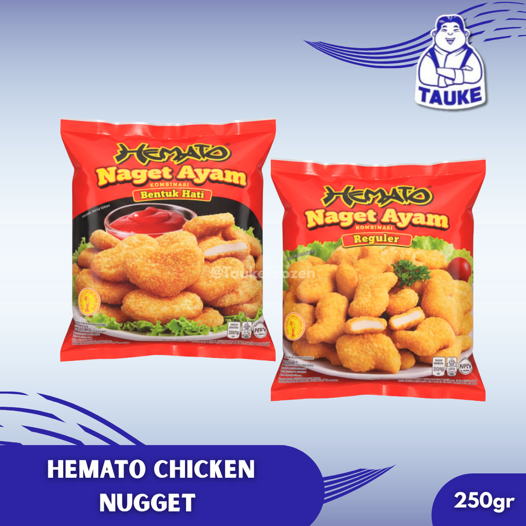 Hemato Chicken Nugget / Nugget Ayam / Naget Ayam Bentuk Hati / Love dan Kombinasi Hemato 250gr