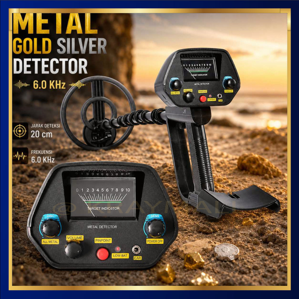 Pendeteksi Logam Metal Gold Silver Detector Finder - MD-4080