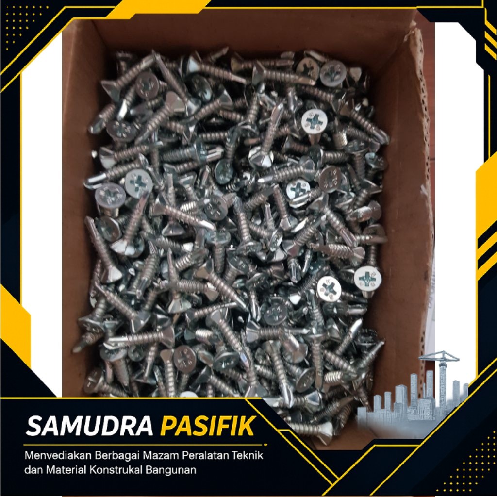 SDS FH 8 X 19 SEKRUP SDS FLAT HEAD