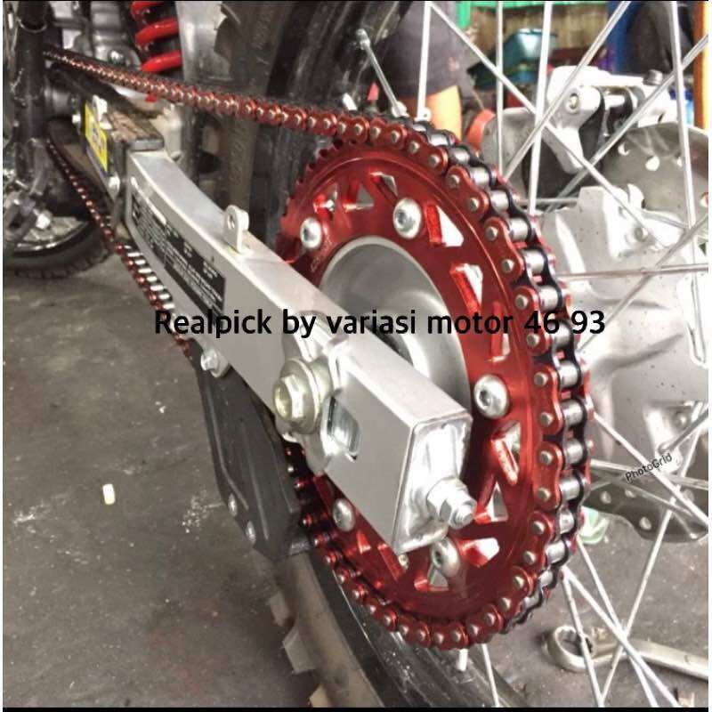 Gear set warna honda crf 150 gear crf 150L gear honda crf 150 full set gear rantai