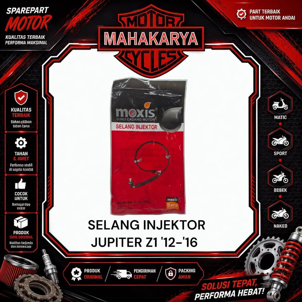 MOXIS SELANG INJEKTOR JUPITER Z1 2012 2016 1DY E3971 01 PANJANG ± 86CM