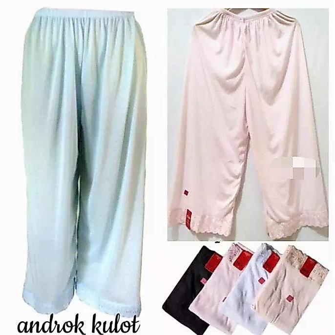 Rok Celana Panjang Kulot Dalaman Celana Panjang Muslim L XL - Bawahan Wanita
