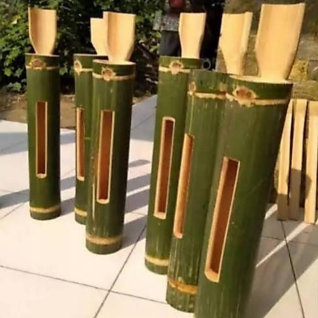 kentongan bambu pos anti maling