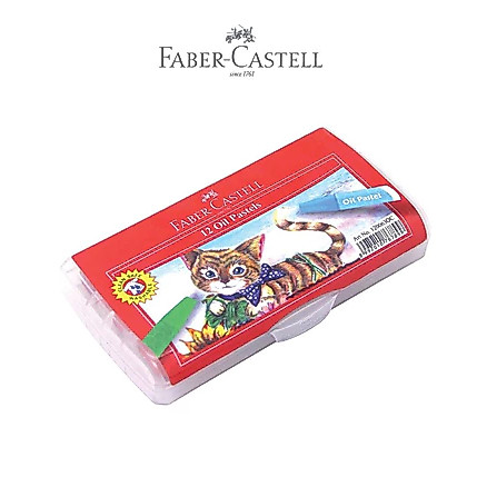 Crayon 12 warna Faber Castell / Oil pastell 12 warna Faber Castell