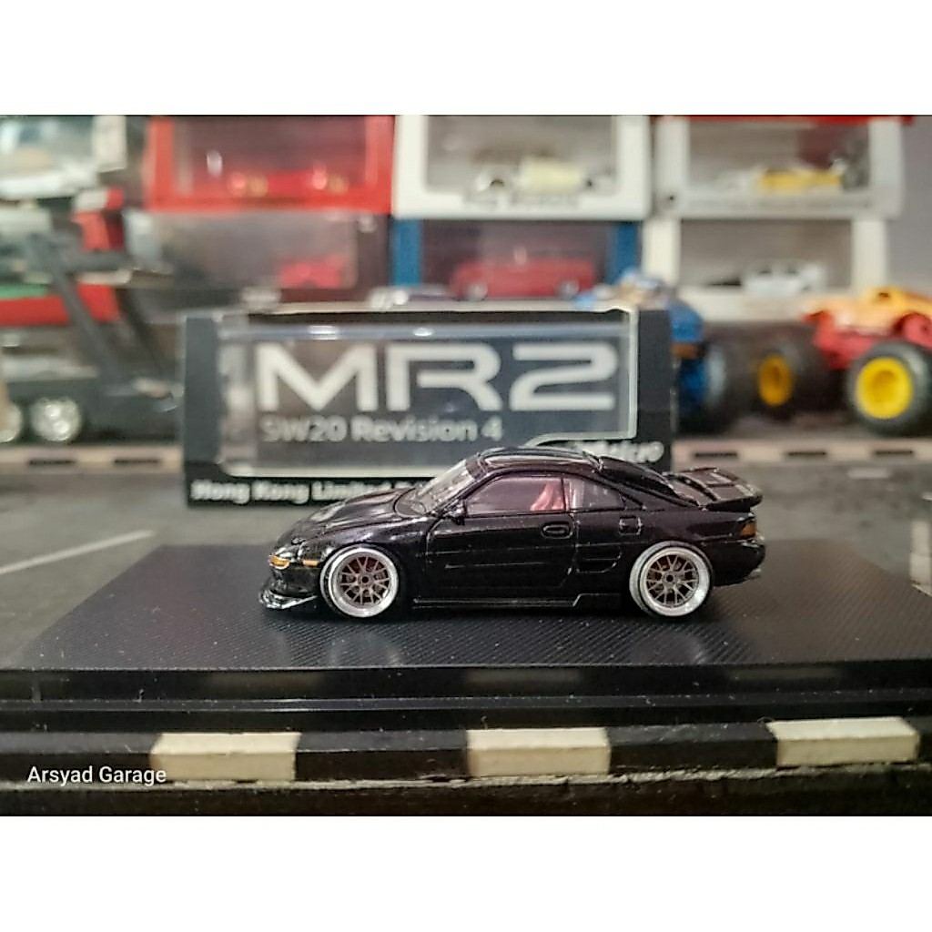 Diecast Micro Turbo MR2 SW20 Revision 4 Metalic Black Hongkong Limited Edition Swap Velg