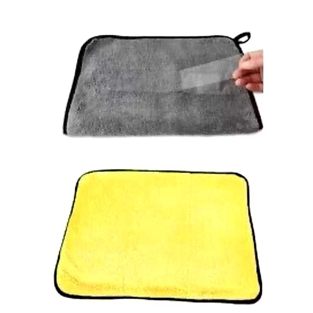 Kain Lap Microfiber Premium 2 Sisi / Kain Lap Mobil Motor Multifungsi / Kain Lap Microfiber