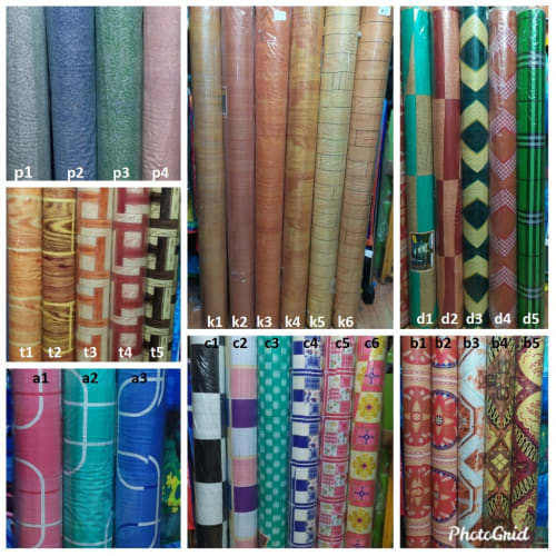 Karpet Lantai Plastik Murah/ Karpet Lantai Aestetic/ Karpet 1 Roll isi 15 Meter/ Tebal Anti Slip
