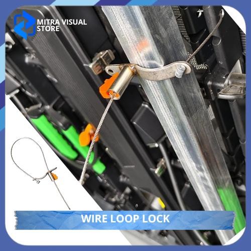 

50cm LED screen rack wire rope lock for LED Videotron