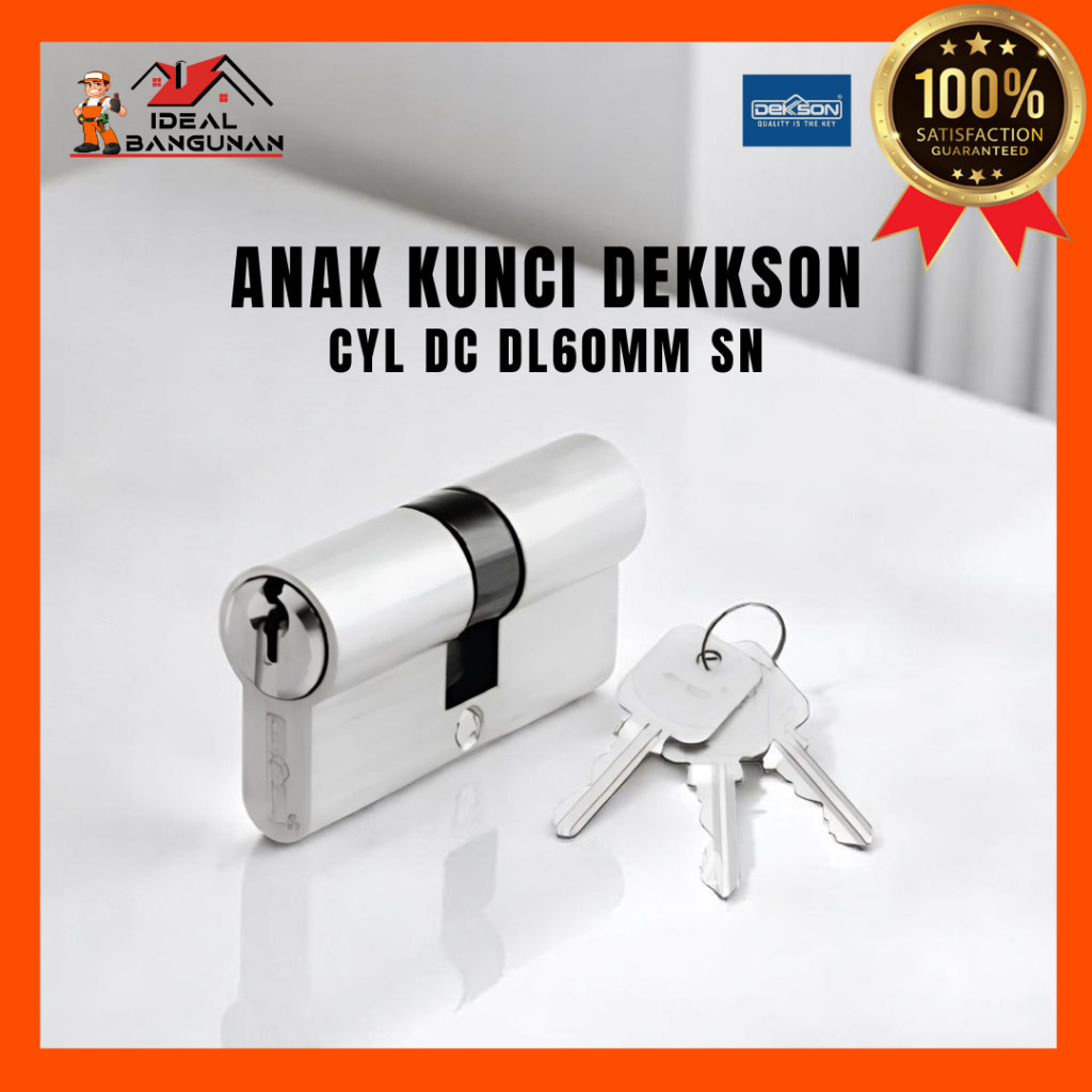 ANAK SILINDER KUNCI DEKKSON CYL DL60MM SN | ANAK SILINDER KUNCI PREMIUM | SILINDER KUNCIANAK SILINDE