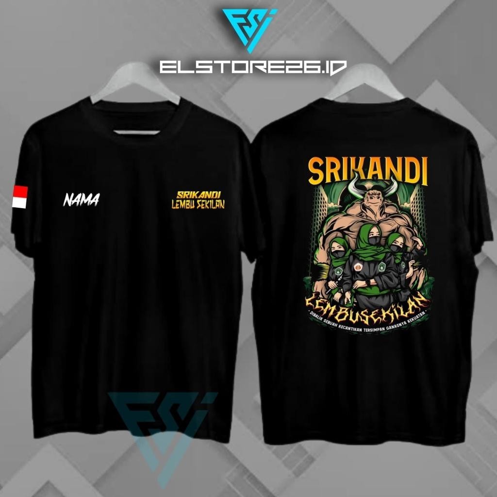 TSHIRT DISTRO | KAOS SRIKANDI PADEPOKAN LEMBU SEKILAN | BISA TAMBAH NAMA, LOGO, GAMBAR SENDIRI | BAJ