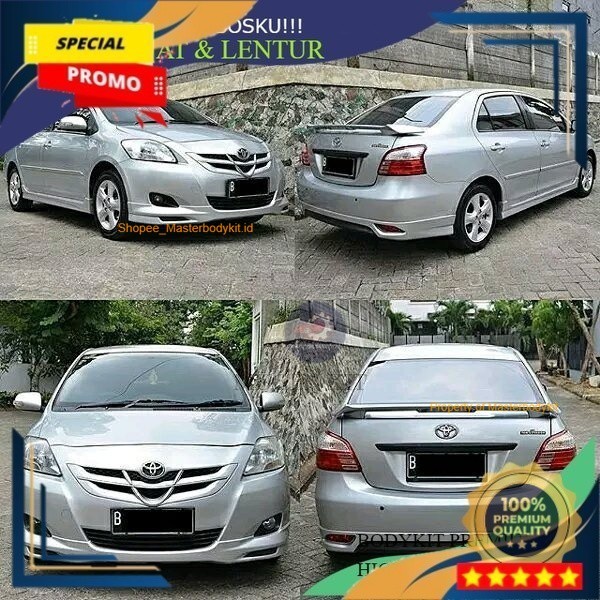 AKSESORIS BEMPER MOBIL BODYKIT TOYOTA VIOS TOMS 2007-2012