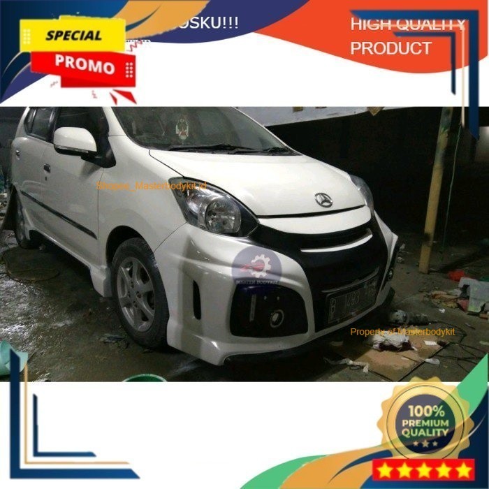 AKSESORIS MOBIL PROMO HARI INI ONGKIR MURA BODYKIT AYLA AGYA CUSTOM.