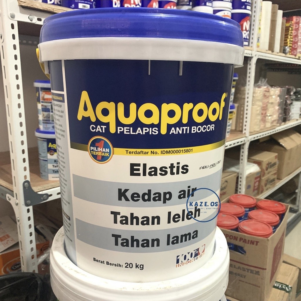 TERLARISASLI 100% AQUAPROOF 20KG HARGA TERMURAH SE SURABAYA -  READY 1 KG 4 KG 20 KG - PUTIH ABU ABU