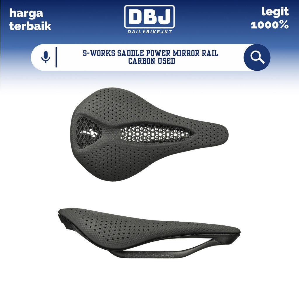 S-WORKS SADDLE POWER MIRROR RAIL CARBON USED