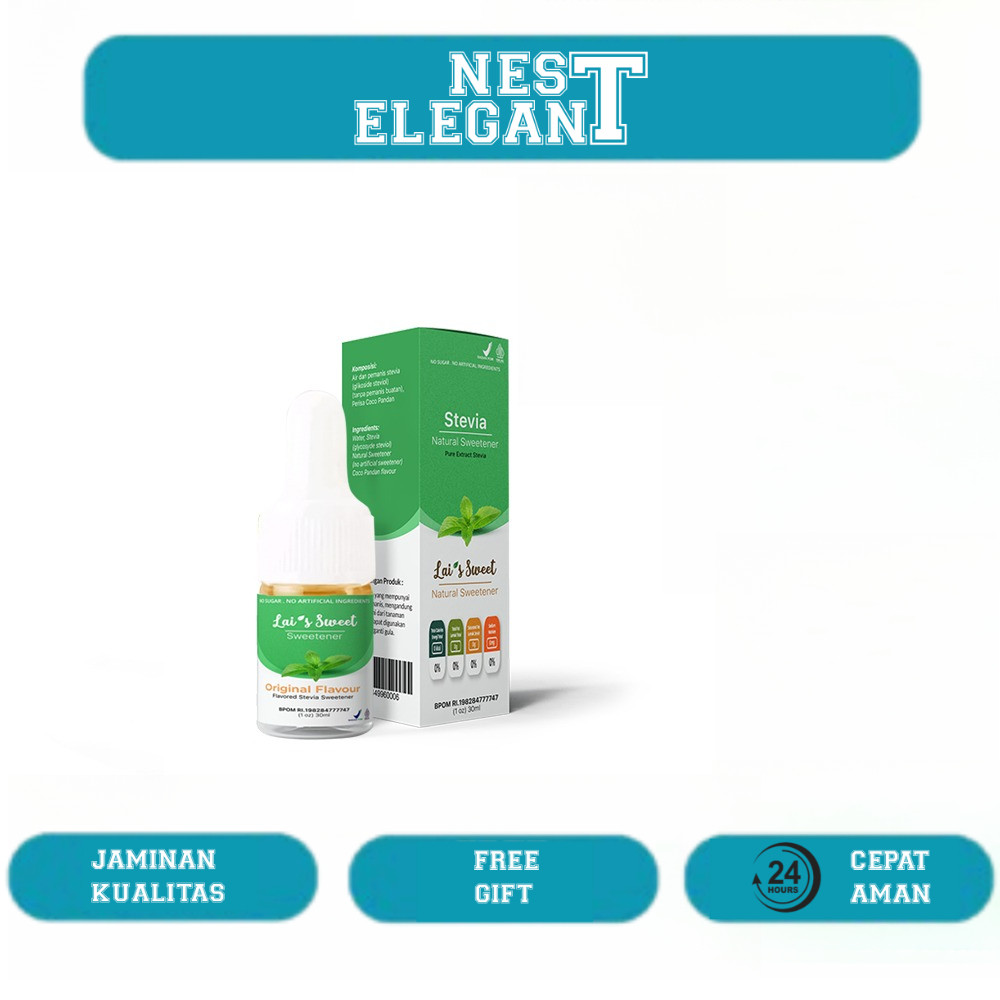 

Lais Sweet 5ml Stevia Cair BPOM