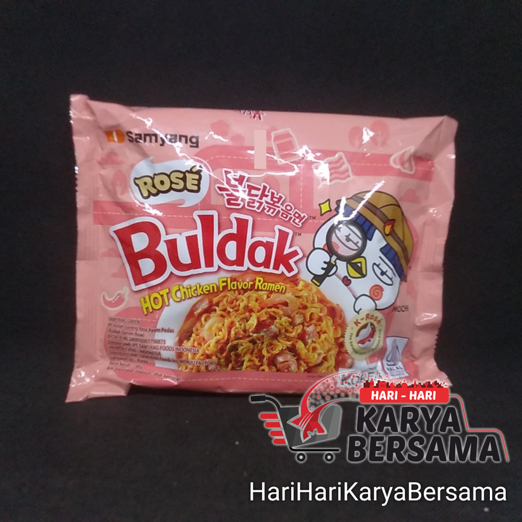 

MAKANAN MI INSTAN SAMYANG ROSE BULDAK HOT CHICKEN FLAVOR RAMEN 140GR