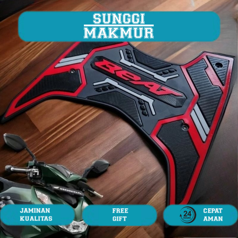 karpet motor honda BEAT DELUXE BEAT STREET 2021 2022 2023 2024 ORIGINAL AHM