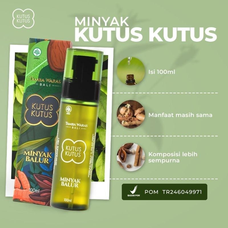 

Kutus Kutus Minyak Balur Tamba Waras 100 ml