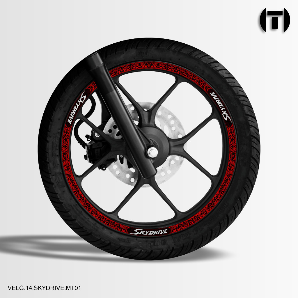 STICKER VARIASI VELG MOTOR SEMUA TYPE RING 14 SKYDRIVE VELG.14.SKYDRIVE.MT01