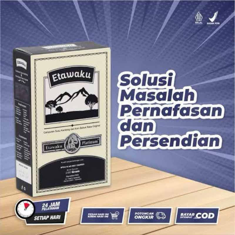 

NEW SUSU KAMBUNG ETAWAKU PLATINUM UNTUK KESEHATAN PERNAFASAN