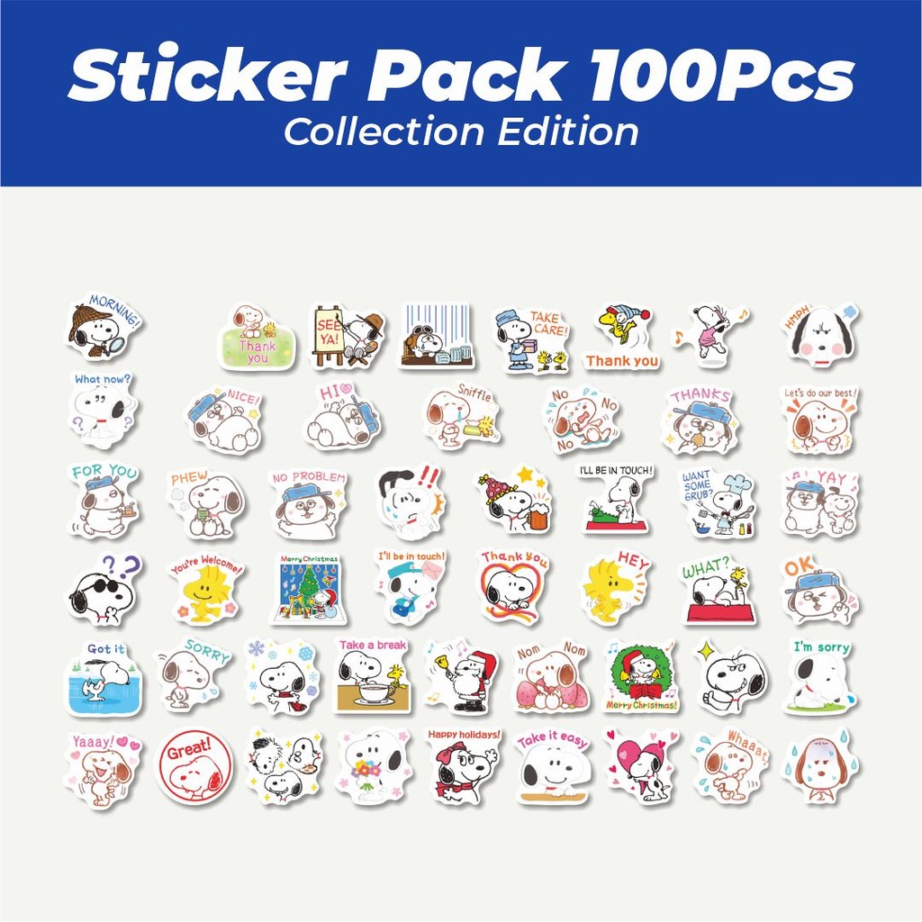 

Hot Stiker Kartun Snoopy V15 Lucu Anti Air Stikers Berperekat Waterproof Sticker Decal Buat Motor Helm Buku Journal Koper Casing HP Laptop Botol Minum
