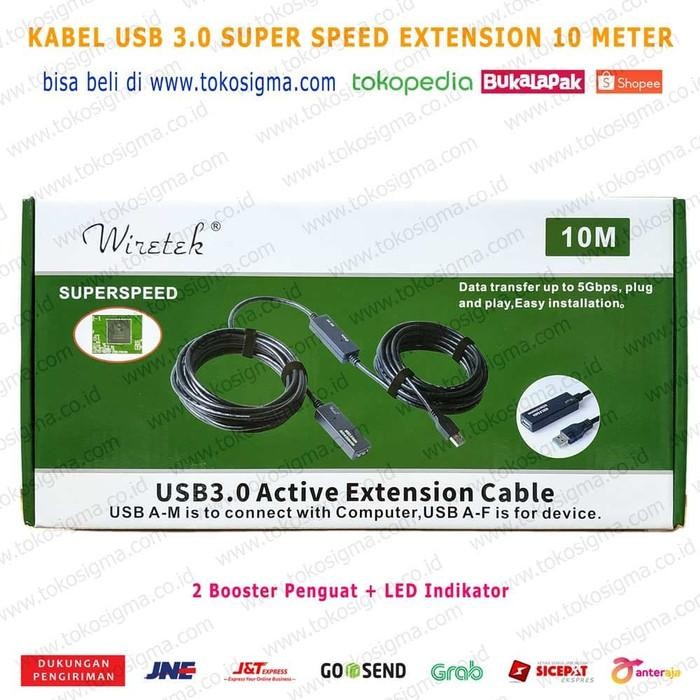 KABEL USB 3.0 EXTENSION 10 meter usb3.0 M-F Active