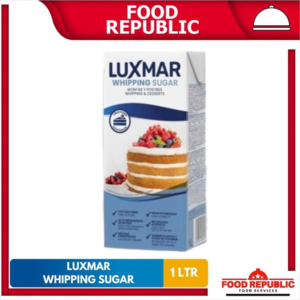 

Luxmar Whipping Sugar / Whipping Cream 1LTR Extra Mengembang Hingga 4x
