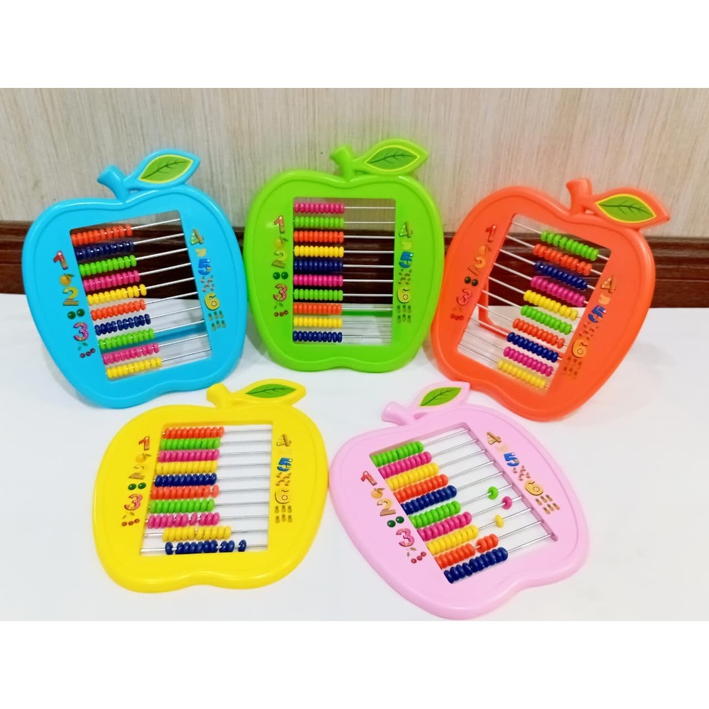 

SEMPOA/ALAT BERHITUNG ANAK FANCY MOTIF APEL 10 TIANG/SEMPOA LUCU