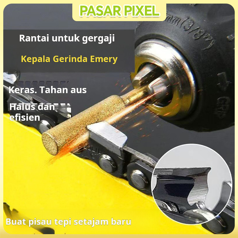 Kepala pengasah gergaji mesin, kepala pengasah ampelas berlian, gergaji mesin genggam, pengasah rant