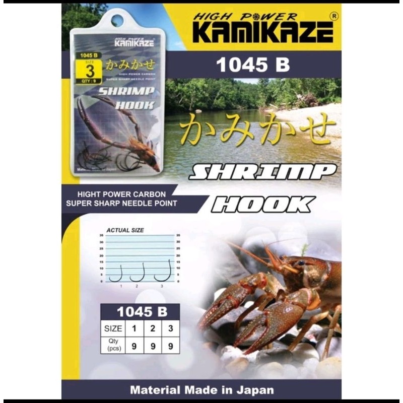 MATA KAIL PANCING KAMIKAZE SHRIMP HOOK 1045 KAIL PANCING UDANG