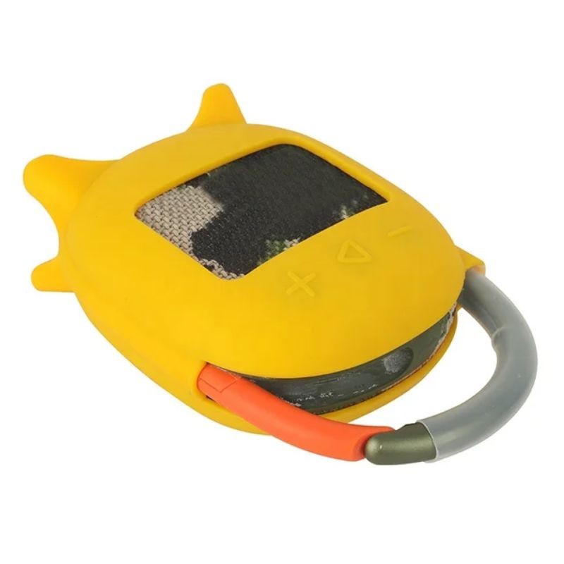 Case Casing Cover Silicone Protective Speaker JBL Clip 4 + Carabiner