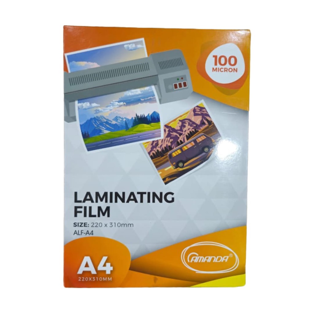 

COD PLASTIK LAMINATING A4 Amanda 100 pcs