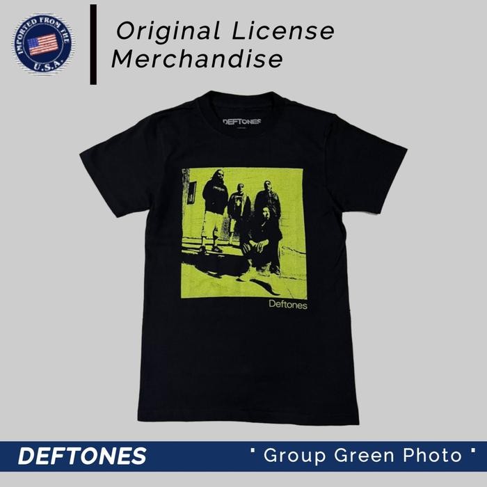 (COD) Deftones T Shirt Kaos Band Music hardcore Metal Original Official License DEFTONES ORI - M
